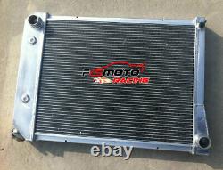 3 Row aluminum radiator & fans for Chevy Nova PRO 1968-1974/SMALL BLOCK 72-79 AT