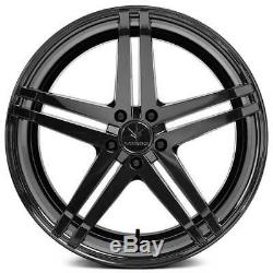 4Rims 19 Verde Wheels V39 Parallax Gloss Black Rims