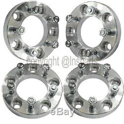 (4) 1 5x120 to 5x114.3 Wheel Adapters 12x1.5 Studs 25mm Thick 5x4.75 to 5x4.5