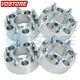 (4) 2'' 5 Lug Hubcentric Wheel Spacers Adapters 5x4.75 For Chevy Gmc Cadillac
