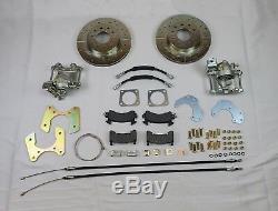 64-77 GM 10 12 bolt rear axle end disc brake conversion kit with parking brake