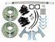 67-74 Staggered Rear End Axle Disc Brake Conversion Kit 10/12 Bolt Cross Drilled