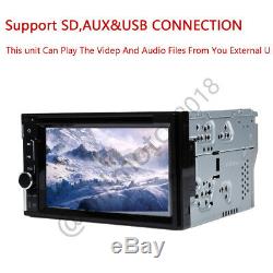 6.2'' Double Din Car Stereo Head Unit Touch DVD Player USB Radio Backup Camera