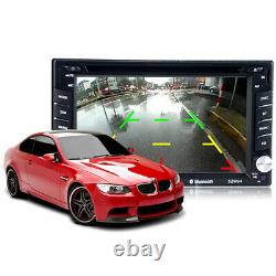6.5 Car DVD CD Player Double 2 Din Stereo Radio Bluetooth Phone Mirror Link 12V
