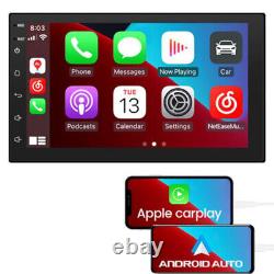 7 2DIN Carplay Android 11.0 Car Stereo FM Radio AUX GPS Navi Wifi Player 1+16G