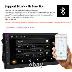 7 Android10.0 Double Din Car Stereo Radio GPS Navigation Audio MP5 Player FM BT