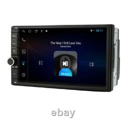 7 Android 10.0 Double Din 1+16GB Car Radio GPS Navigation Audio MP5 WiFi Player