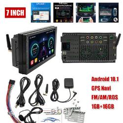7 Android 10.1 Car GPS Navi MP5 Host FM Radio Stereo AM RDS 1GB+16GB Wifi Kit