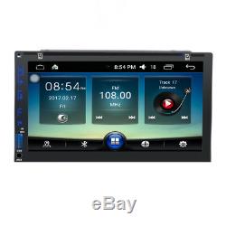 7 Android 6.0 Double 2Din Car Radio Stereo DVD Player GPS Nav OBD WiFi DAB+ CAM