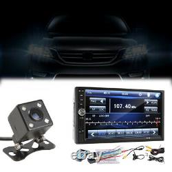 7 Car Stereo Radio HD MP5 Player Touch Screen Bluetooth Radio 2Din Rear Camera