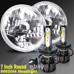 7 Round LED Headlight Hi/Lo Beam Sealed for Chevy Truck Camaro C10