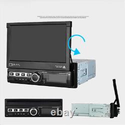 7 Single Din Telescopic Screen Car Stereo Radio Audio Bluetooth Video Player