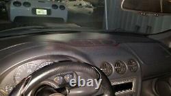 97 98 99 00 01 02 Camaro Firebird Dash Cover Skin Cap Overlay Graphite Dark Grey