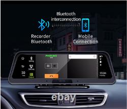 Android 8.1 10In Car Cam Dual Lens Dash Camera Driving Recorder GPS Navigation