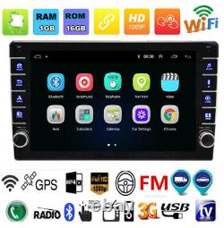 Android 8.1 9 In 1Din Car Stereo Radio HD Mp5 Player Touch Screen Radio GPS Wifi