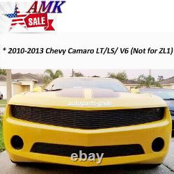 Billet Grille For 2010-2013 Chevy Camaro LT/LS/V6 Phantom Grill Black Combo 2011