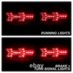 Black 2010-2013 Chevy Camaro Lumileds LED Tail Lights Lamps 10 11 12 13