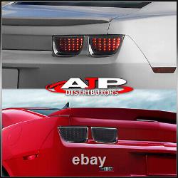 Black Clear LED Tail Lights Lamps Sequential Signal For 2010-2013 Chevy Camaro