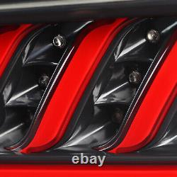 Black Fits 2016-2018 Chevy Camaro Tail Lights LED Sequential Signal Lamp 16-18