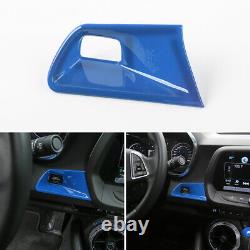 Blue For Chevrolet Camaro 2017-2019 Full Interior inner Decoration Cover Trim