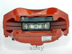 Brembo Camaro orange front brake caliper pair + pads. NEW GM OEM Fifty calipers
