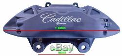 Cadillac 4 Piston Brembo Front Set Brake Calipers Factory Pin Kit and Brake Pads