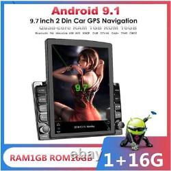 Car Android 9.1 GPS Navigation Wifi OBD DAB 9.7 2Din Stereo Radio MP5 Player