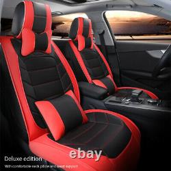 Car Seat Covers Full Set Front Leather 2/5 Seater for CHEVROLET Chevy Camaro