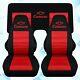 Car Sedan Seat Covers 2010-2015 Chevy Camaro Coupe Black And Red Abf