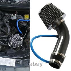 Carbon Black Cold Air Intake Filter Induction Kits Pipe Hose System Accessories