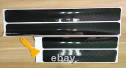 Carbon Fiber Car Door Plate Sill Scuff Cover Anti Scratch Sticker Accessories US