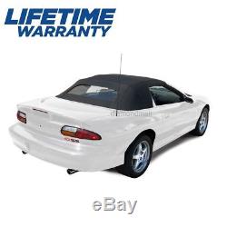 Chevrolet Camaro 94-02 Convertible Top With Heated Glass Window Black Twill