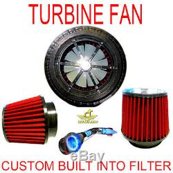 Chevrolet Performance Turbo Air Intake Cone Filter With Free Supercharger Fan