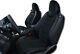 Chevy Camaro 2010-2014 Black Iggee S. Leather Custom Fit Front Seat Cover