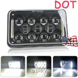 DOT Approved 4pcs 4x6 LED Headlights Hi/Lo Beam for Chevy C10 C20 C30 Camaro EI