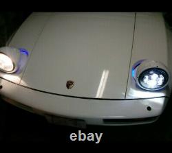 Dot Approved 7 Round Osram LED Headlights Hi/Lo Beam For Jeep Wrangler JK TJ CJ