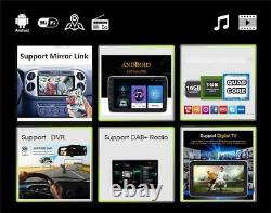 Double 2DIN Rotatable 10.1'' Android 9.1 Touch Screen Car Stereo Radio GPS Wifi