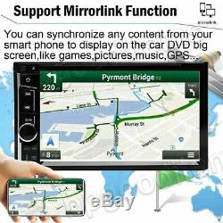Double 2Din 6.2 Car Stereo CD DVD MP3 Player Radio Bluetooth + Backup Camera US