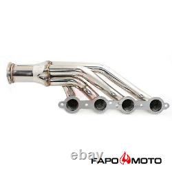 FAPO Turbo Headers for Chevy GM Small Block LSX LS1 LS6 1-7/8 304SS Up&Forward