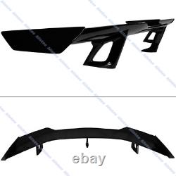 FOR 16-22 CHEVY CAMARO GLOSS BLACK ZL1 1LE STYLE BIG REAR TRUNK SPOILER WING usa