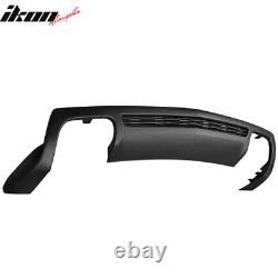 Fit 10-13 Chevy Camaro ZL1 Style Rear Bumper Diffuser Lip Lower Cover Valance