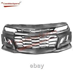 Fit 10-14 Chevy Camaro 5TH to 2014+ 6TH Gen 1LE Style Front Bumper Conversion PP
