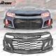 Fit 14-15 Chevy Camaro 5th To 6th Gen 1le Style Pp Front Bumper Cover Conversion