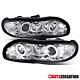Fit 1998-2002 Chevy Camaro Z28 Led Halo Projector Headlights Left+right 98-02