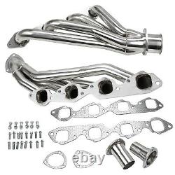 Fit Chevy 396 402 427 454 502 BBC Camaro Chevelle Stainless Steel Shorty Headers