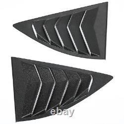 Fit Chevy Camaro 2010-2015 Rear + Side Window Louvers Sun Shade Windshield Cover