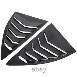 Fit Chevy Camaro 2010-2015 Rear + Side Window Louvers Sun Shade Windshield Cover