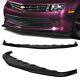 Fit For 14-15 Chevy Camaro V6 Only Lt Rs Gfx Style Front Pu Bumper Lip Splitter