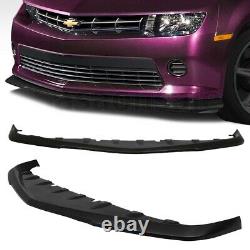 Fit for 14-15 Chevy Camaro V6 Only LT RS GFX Style Front PU Bumper Lip Splitter