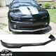 Fits 10-13 Chevy Camaro (1lt Ls Lt V6 Only) Ss Style Front Bumper Lip Spoiler Pu